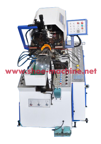 new full-automatic oil pressure toe-lasting machine