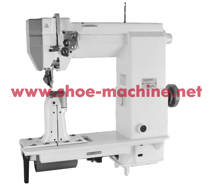 YB9910single-needle post bed with feed needle feed and driver roller presser lockstitch sewing machine