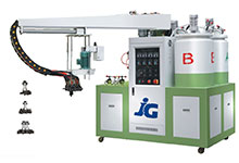 JG-805 Tri-color  pu shoe-making(sole) Pouring machine